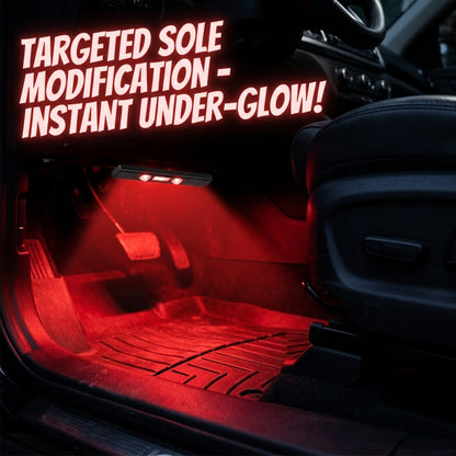 Car USB LED & Atmosphere Light – Wireless Colorful Voice-Activated Interior Ambient Light