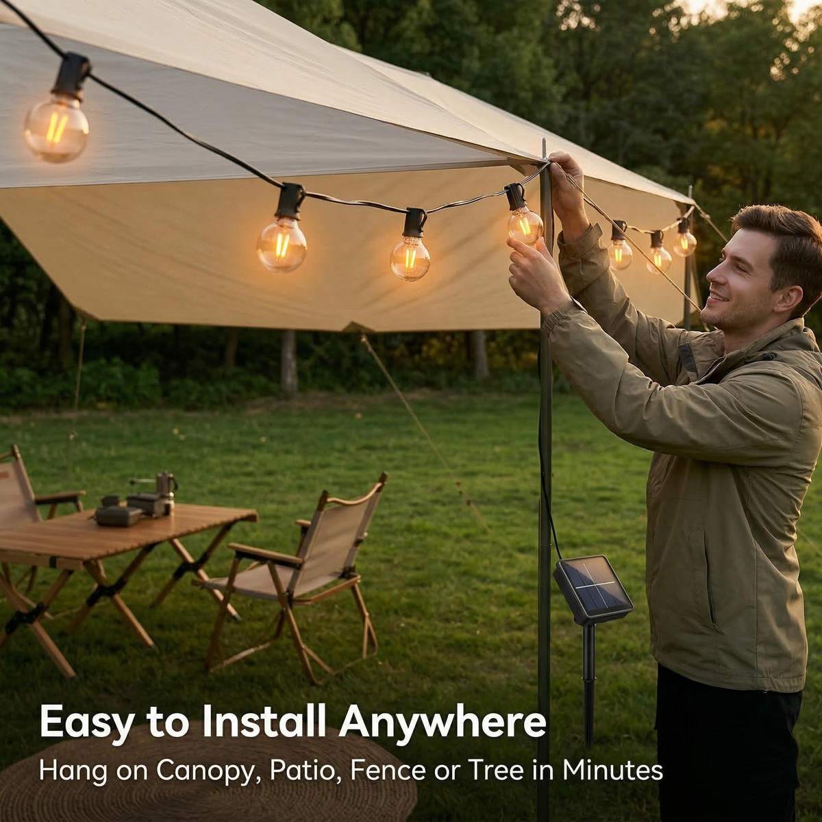 Globe String Lights – Waterproof Outdoor Hanging Décor