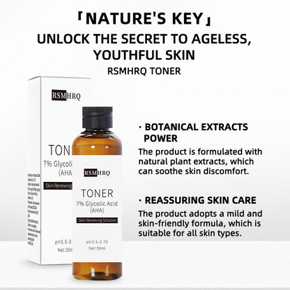 7% Glycolic Acid Acne Toner – Exfoliating, Pore-Clearing & Oil-Control Face Treatment