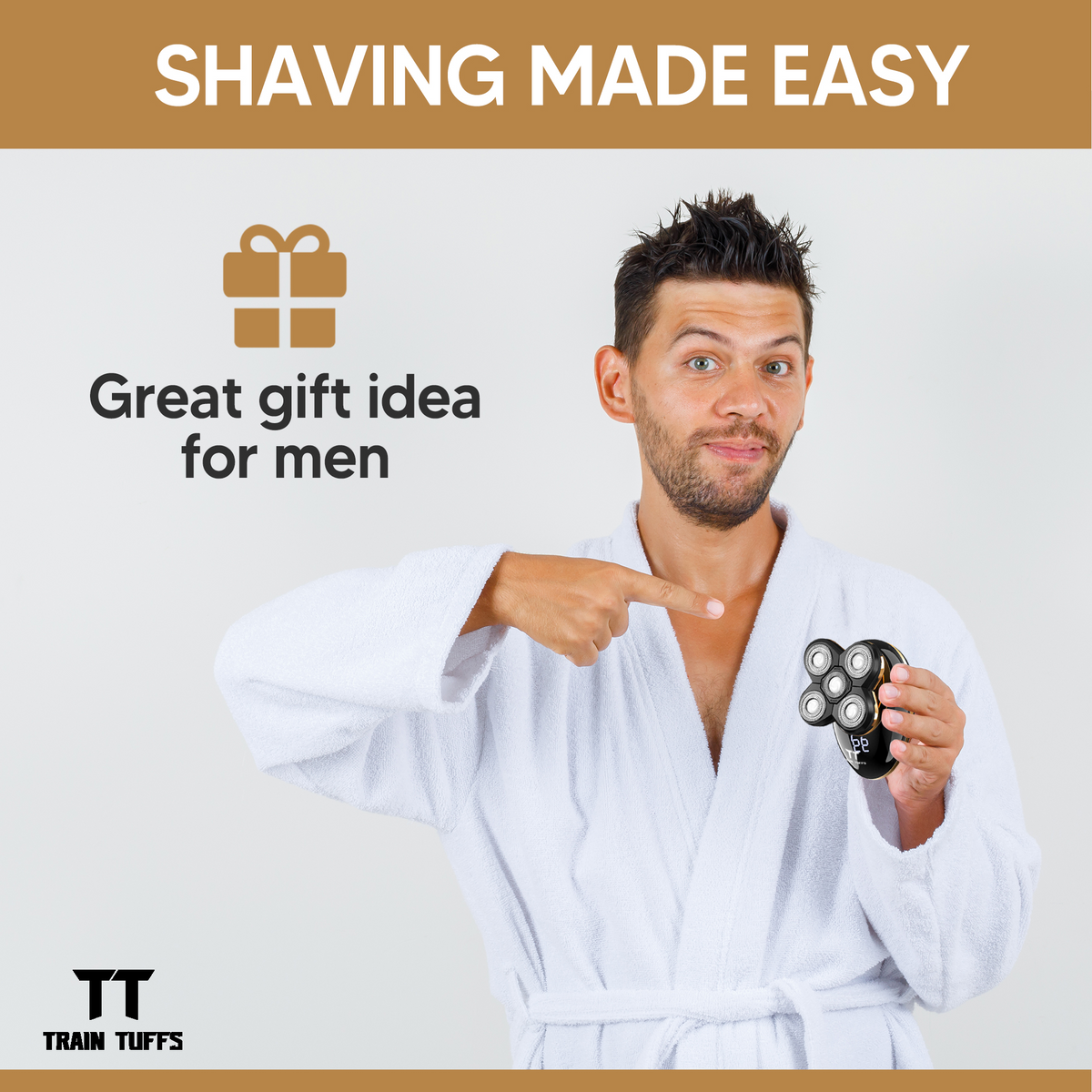 WL-6900 Rechargeable Shaver – Waterproof Rotary Face, Body & Beard Electric Razor