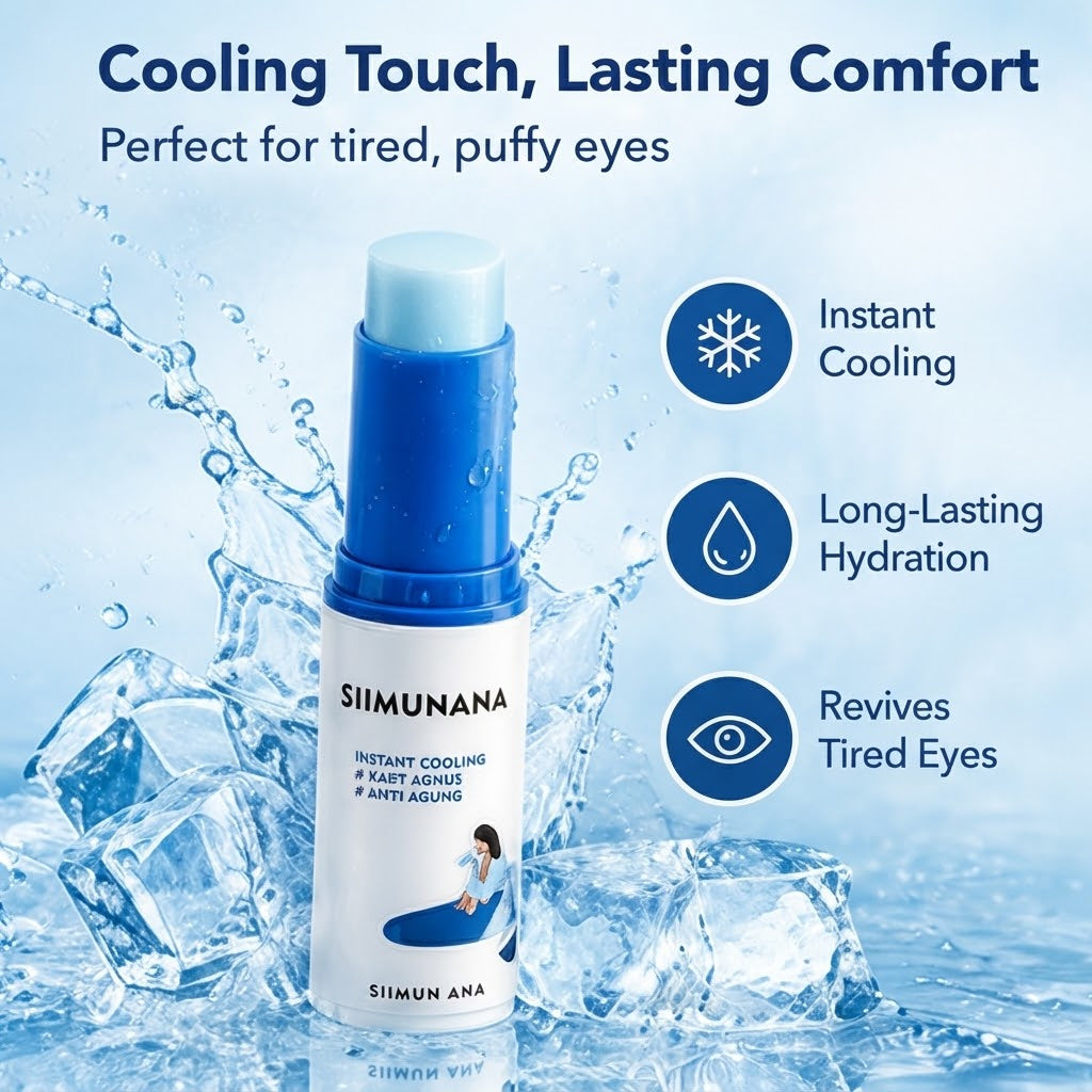 Cooling Depuff Eye Balm – Hydrating Anti-Aging Eye Stick
