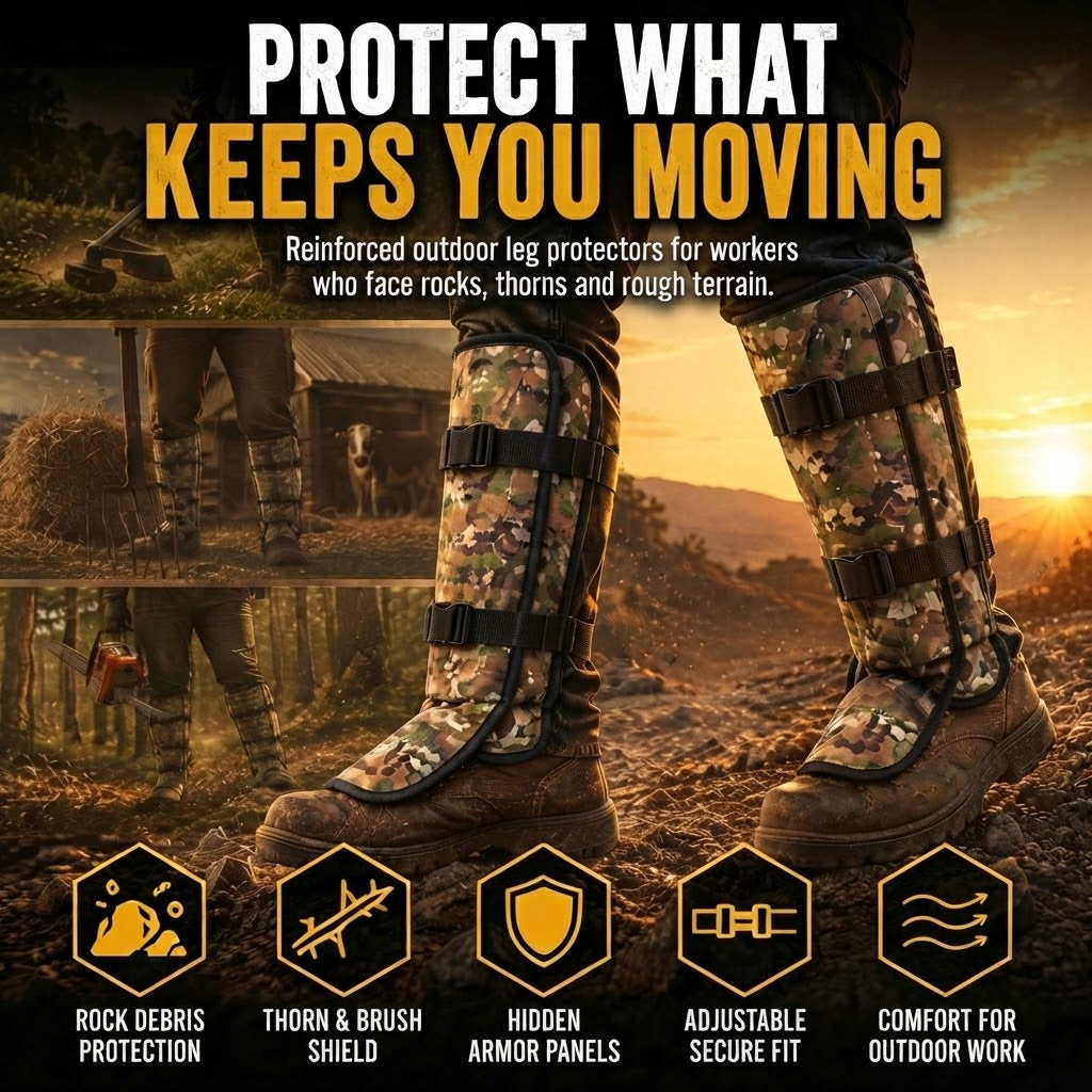 Waterproof Snake Gaiters Leg Protection for Hiking & Camping
