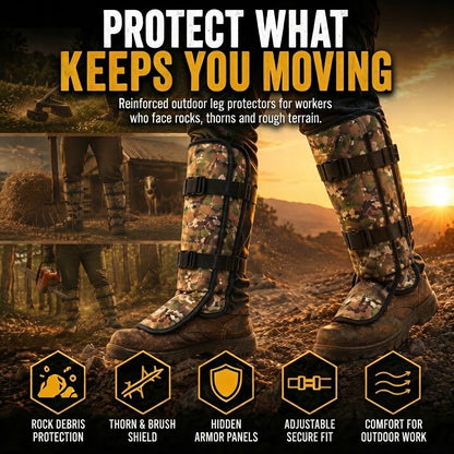 Waterproof Snake Gaiters Leg Protection for Hiking & Camping