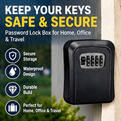Password Lock Box with Combination Password