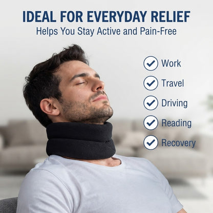 Three-Layer Foam Adjustable Cervical Neck Collar for Neck Support