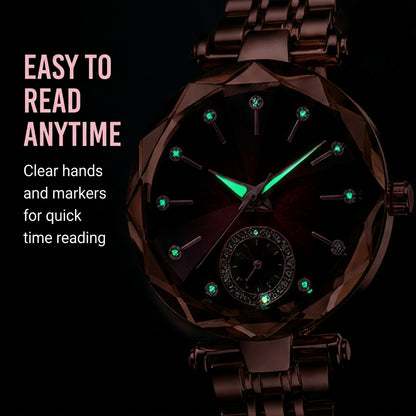 Girls' Starry Sky Watch – Korean Style Alloy Fashion Accessories