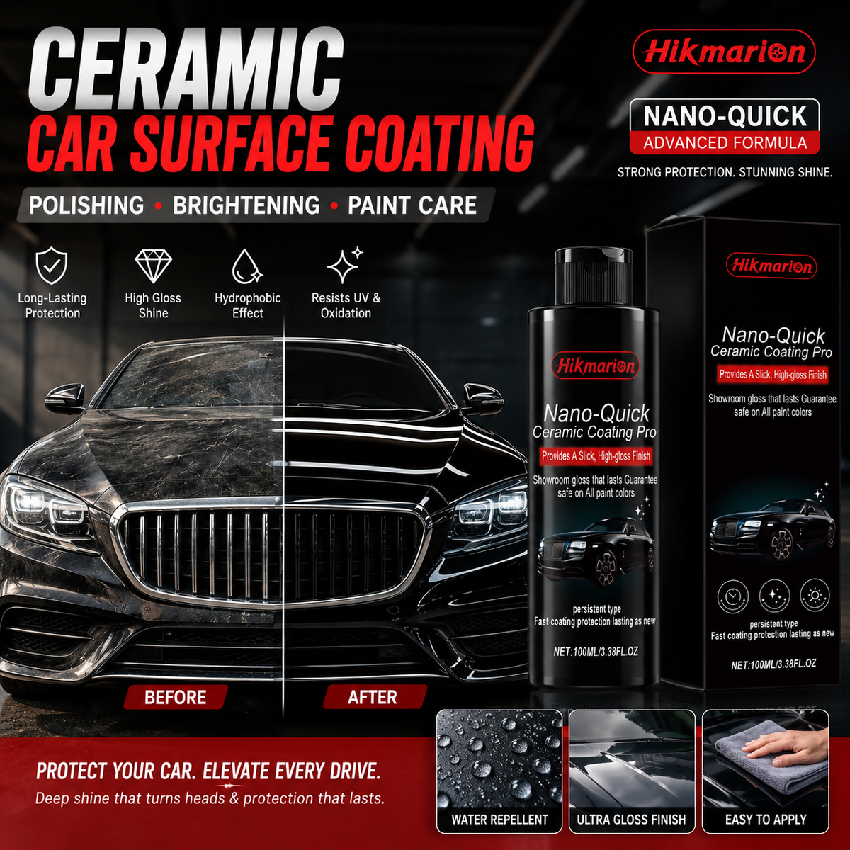 Ceramic Car Surface Coating – Polishing, Brightening & Paint Care