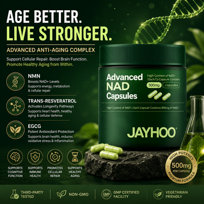 NMN Resveratrol & EGCG Supplement – Advanced Healthy Aging & Daily Wellness Complex