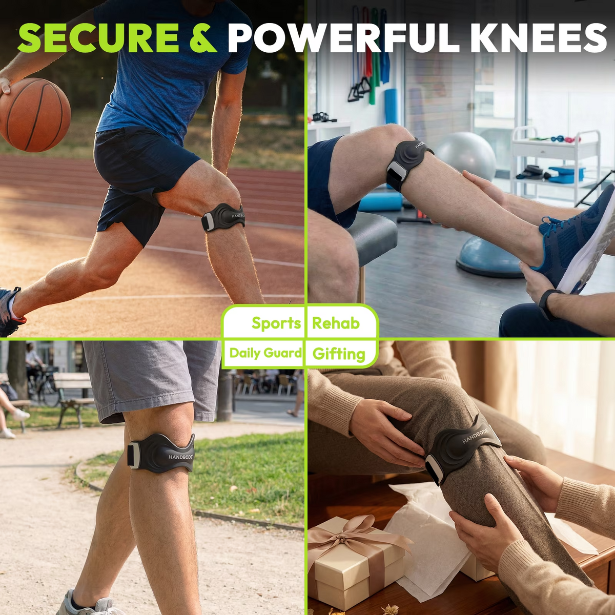 Patella Tendon Adjustable Knee Support for Men & Women