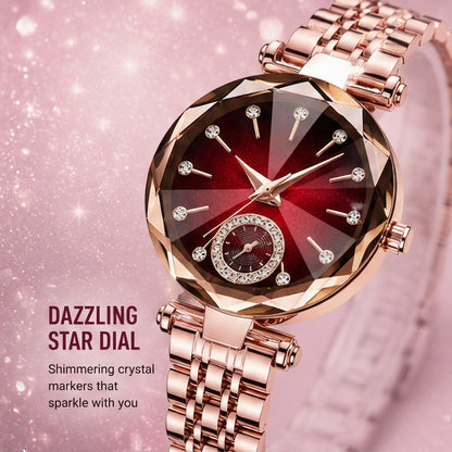 Girls' Starry Sky Watch – Korean Style Alloy Fashion Accessories