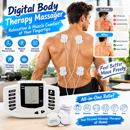 Digital Body Therapy Massager – Relaxation &  Muscle Comfort Device