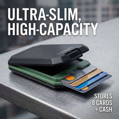 Ultra-Thin Card Wallet – Slim Mini Card Holder with Compact Pocket Design