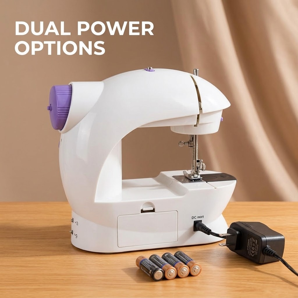Mini Automatic Sewing Machine – Beginner Foot Pedal Tailoring Machine for Home Use