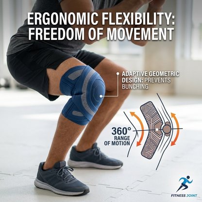 Fitness Compression Brace – Supportive Knee Sleeve for Running, Cycling & Exercise