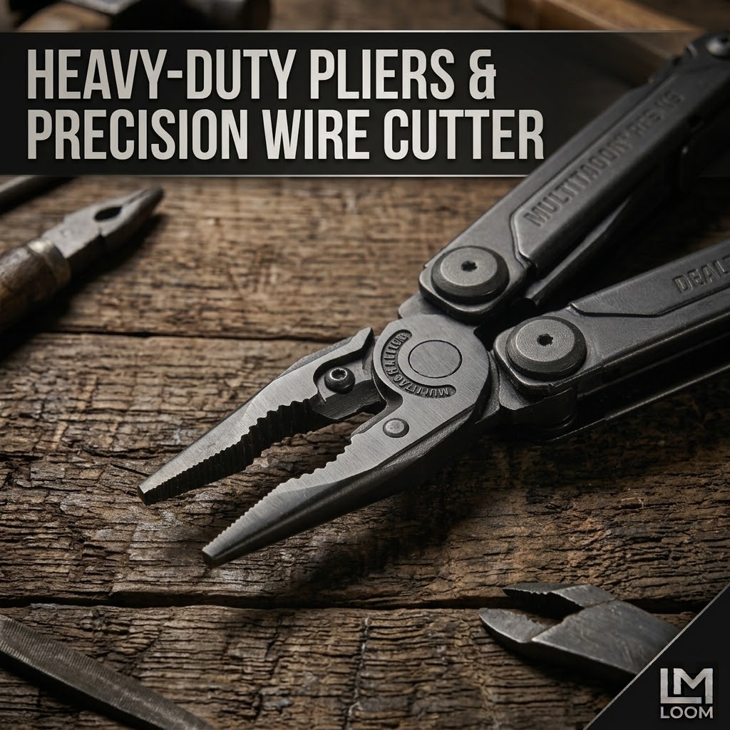 Stainless Steel Multitool Pliers – Folding Outdoor Tool for Camping, Hiking & Everyday Repairs