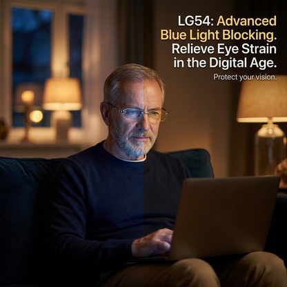 Rimless Reading Glasses – Gradient Light-Blocking Small Frame Eyewear for Seniors