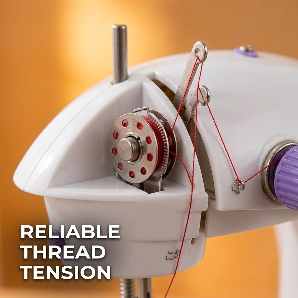 Mini Automatic Sewing Machine – Beginner Foot Pedal Tailoring Machine for Home Use