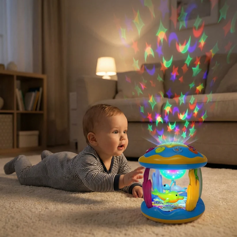 Ocean Rotating Projector Light-Up Sensory & Educational Baby Toy