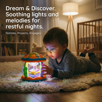 Ocean Rotating Projector Light-Up Sensory & Educational Baby Toy