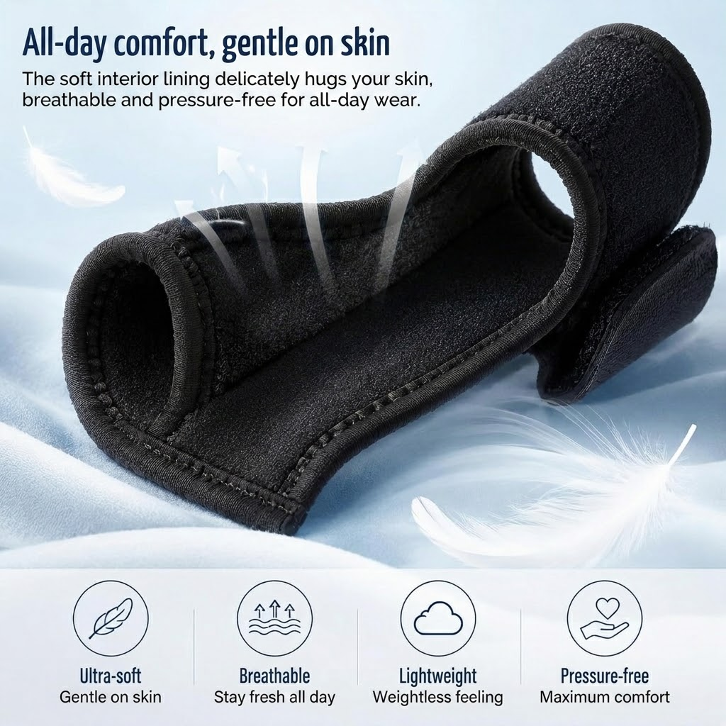 Bunion Corrector Night Splint – Adjustable Big Toe Straightener & Foot Support Brace