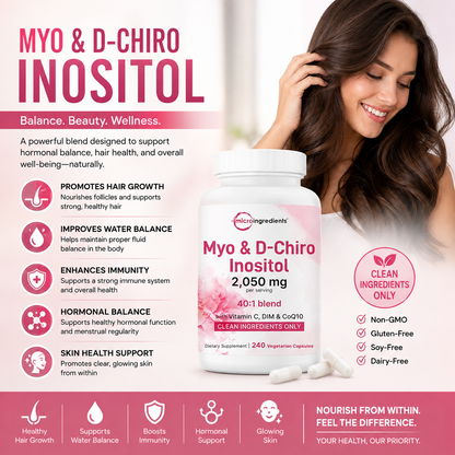 Choline & Inositol Capsules – Daily Wellness for Hair, Body Balance & Immune Support