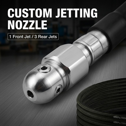 High-Pressure Sewer Jetter Hose – Steel Wire Braided Neoprene Rubber Cleaning Hose