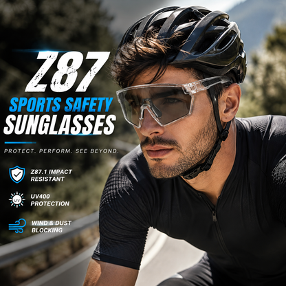 Z87 Sports Safety Sunglasses – Unisex Outdoor Cycling & Driving Protective Eyewear