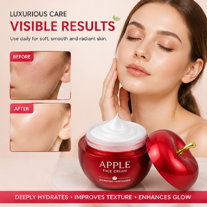 Luxury Apple Shape Hydrating Face Cream Daily Moisturizer