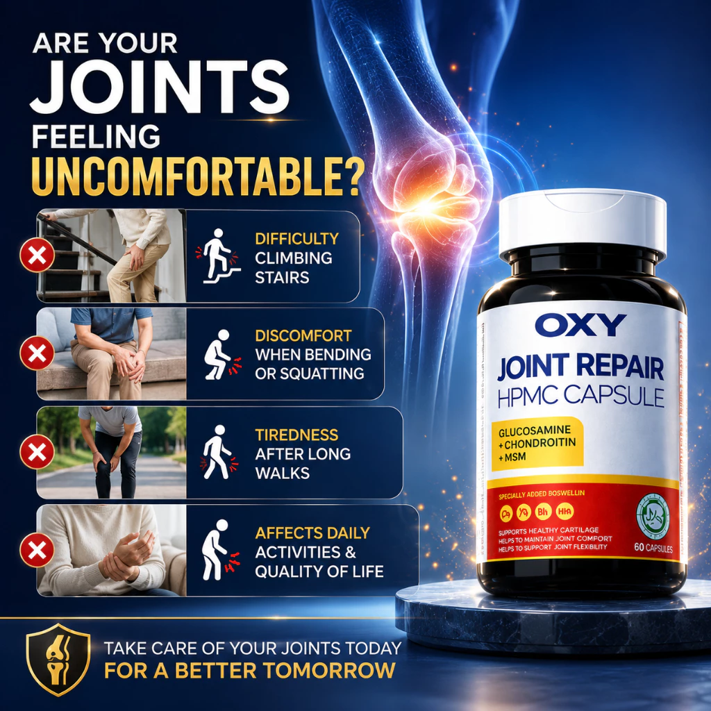 Joint Support Supplement – Glucosamine, Chondroitin & MSM for Mobility & Daily Wellness