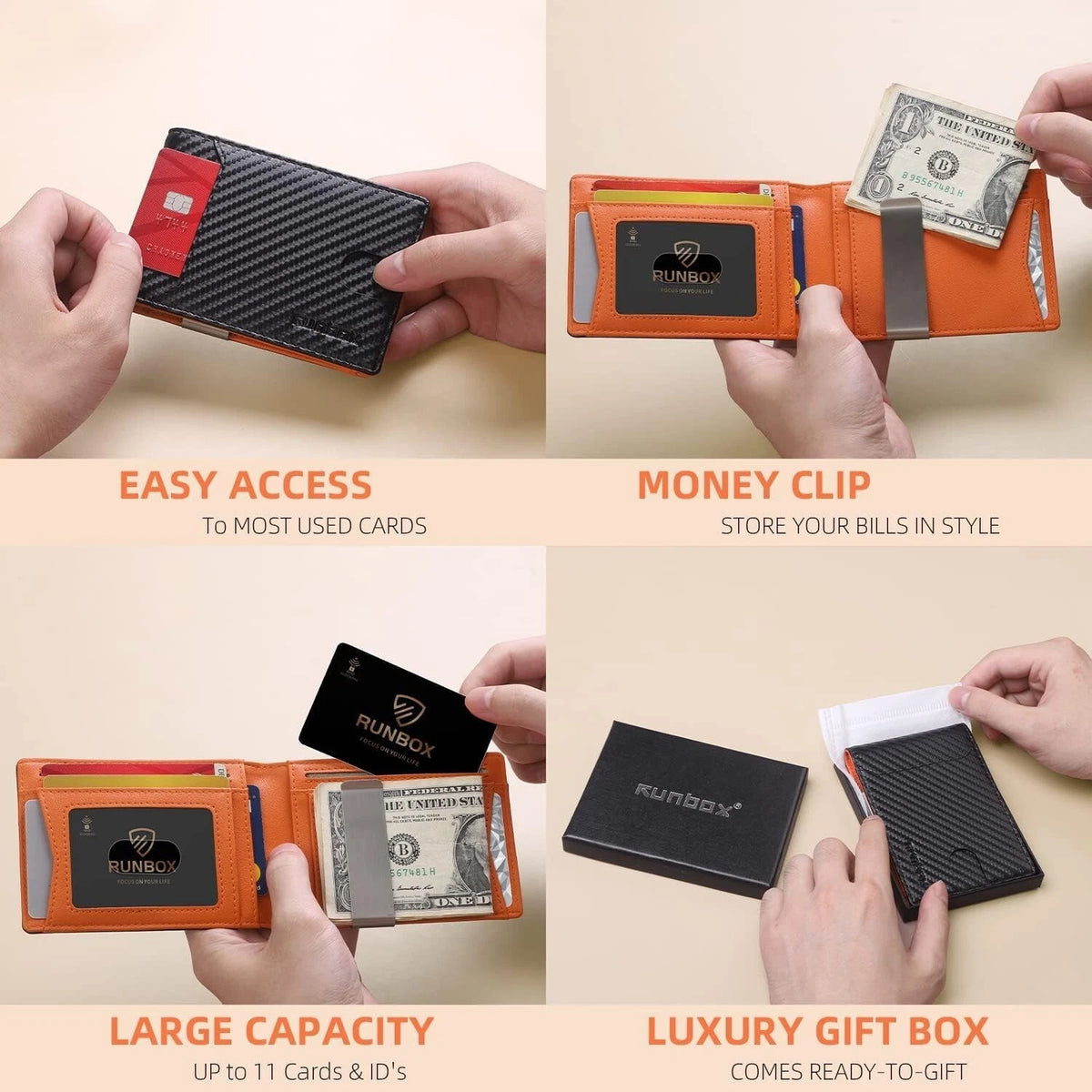 Men’s Card Wallet - RFID Blocking
